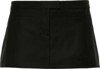 Aya Muse Suwo Mini Skirt - Womens - Polyamide/Spandex/Elastane/Virgin Wool/Cotton