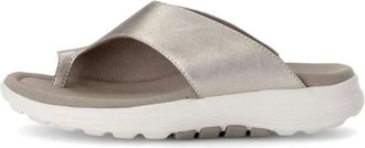 Gabor 86.812.62 Slippers - Dames - Slippers - Grijs - 41 EU - Leer - Schoenen