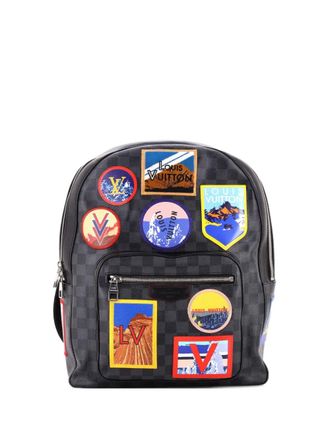 Louis Vuitton Josh Alps Patches Damier Graphite backpack - Black