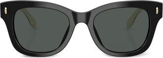 Tory Burch two-tone square sunglasses - women - Acetate - 51 - Black