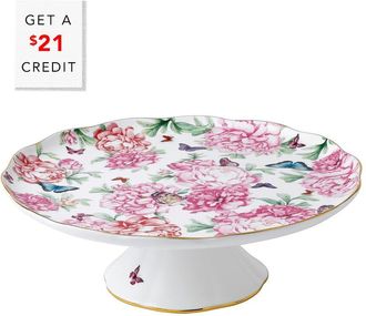 Royal Albert Miranda Kerr Friendship Gratitude Cake Stand With $21 Credit