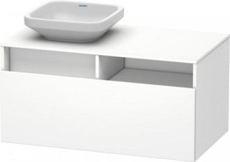 Duravit Mueble Bajo Lavabo 550x1000x500m Durastyle Con Abertura Recta Blanco Mate / Basalto Mate