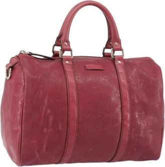 Gucci Pre-owned Plastic Handbag - Dames - Vintage Handtas - Roze - ONE Size - Vintage