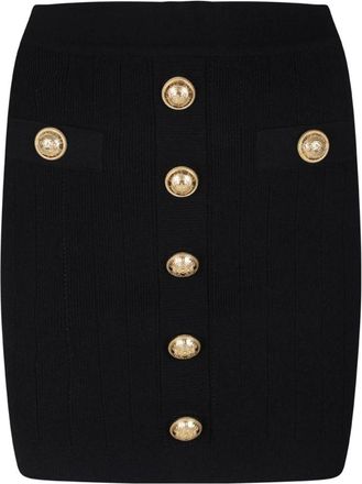 Balmain Short Skirts - Dames - Korte rokken - Zwart - M - Rokken