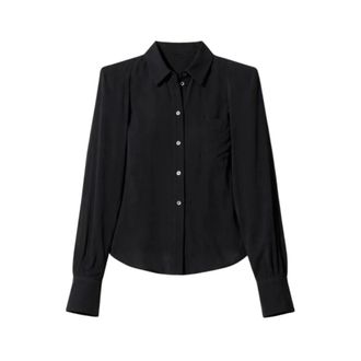 Iro Iro, Dames, Blouses & Shirts, Zwart, Maat: M