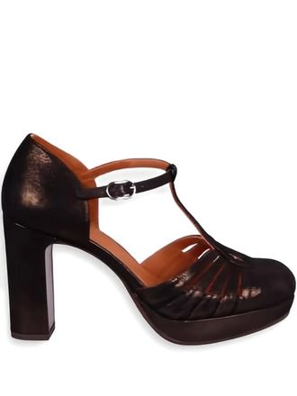 Chie Mihara Pumps Yaisu con cinturino a T - Marrone