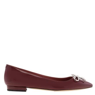 Bally Bovery-Bow Patent Leather Pumps, Brand Size 35 ( US Size 4.5 )