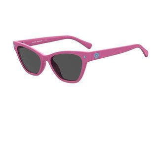 Chiara Ferragni Sunglasses, female, Pink, 52 MM, Pink Frame Sunglasses with Grey Lenses