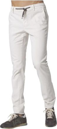 Mason's Milano Jogger - Heren - Chinos - Wit - S - Satijn - Broeken