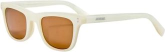 Jacquemus Vierkante Zonnebrillen - Dames - Zonnebrillen - Wit - 48 MM - Accessoires