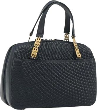 Bally Pre-owned Hand Bag - Dames - Vintage Handtas - Zwart - ONE Size - Leer - Vintage
