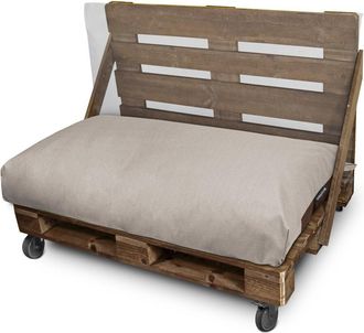 Happers Cojines Para Palets De Exterior Piedra Descatalogado Naylim Mate Asiento Y/o Respaldo 120x60x20 Piedra