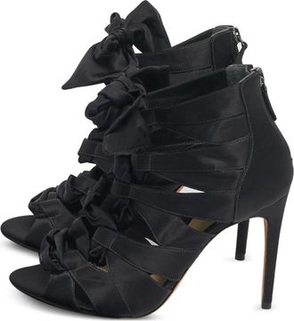 Alexandre Birman Sandali Layla con zip - Nero