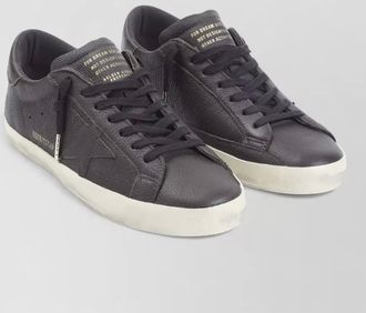 Golden Goose leather low-top sneakers