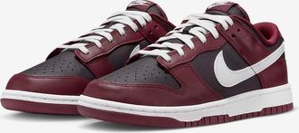 Nike Mens Nike Dunk Low DJ6188-600 Sneakers Dark Beetroot Leather Lifestyle Shoes