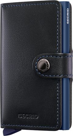 Secrid Miniwallet Original in Black-Navy at Nordstrom