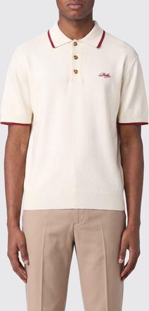 Dr&ocirc;le de Monsieur Dr&ocirc;le de Monsieur Polo in maglia di lana a maniche corte con profili a contrasto