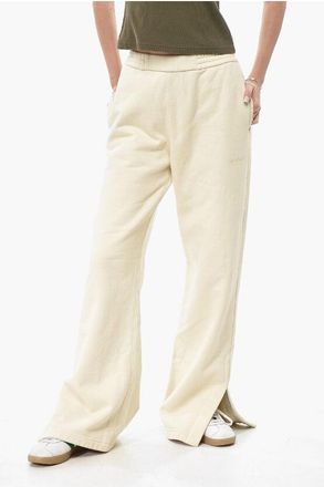 Off-white PERMANENT Brushed Cotton Tapered-Fit Joggers DIAG size Xl