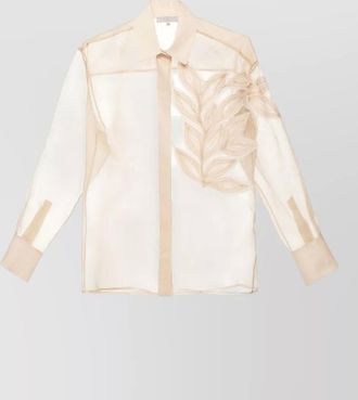 Antonelli silk long-sleeve shirt