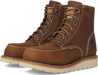 Carhartt Work in Progress Wedge 6 Waterproof Steel Toe Womens Shoes Light Brown : 6.5 B - Medium, Leather