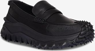 Moncler Glattleder-Plateaumokassins Trailgrip