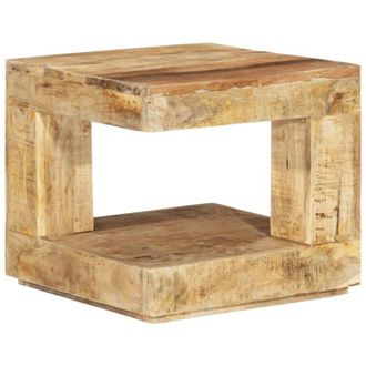 vidaXL Mesa De Centro De Madera Maciza De Mango 45x45x40 Cm Vidaxl