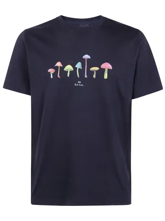 Paul Smith T-Shirt Regular Fit Mushrooms