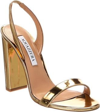 Aquazzura Block 85 Patent Sandal