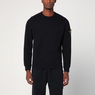 Stone Island Black cotton sweatshirt