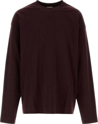 Dries Van Noten Hegland T-shirt - Heren - Longsleeves - Paars - M - Katoen - Tops