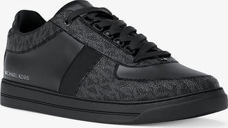 Michael Kors Brady Signature Logo and Leather Sneaker