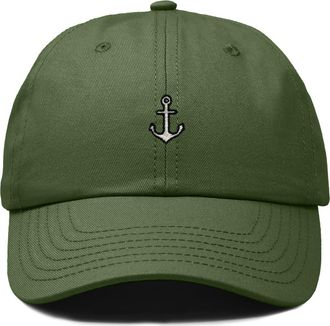 Dalix Anchor Dad Cap in Olive at Nordstrom