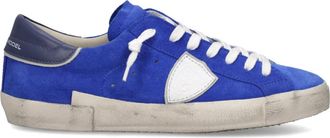 Philippe Model Prsx Tennis - Heren - Sneakers - Blauw - 45 EU - Katoen - Schoenen