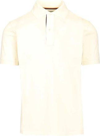 Paul Smith Artist Stripe Placket Polo - Heren - Polos - Wit - L - Katoen - Tops