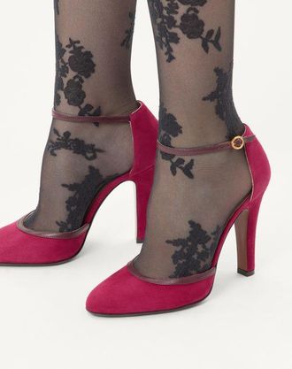 Valentino Garavani D&eacute;collet&eacute; Hi Dolly In Camoscio 105Mm Donna INSOLENT 37.5