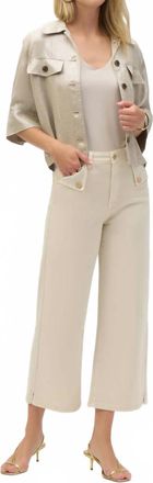 Joseph Ribkoff Stretch Culotte Jeans In Grige