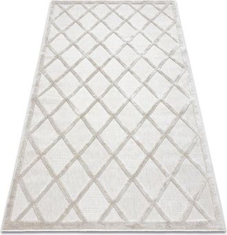 RugsX Rugsx - Carpet santo sisal 58365B trellis beige beige 160x220 cm
