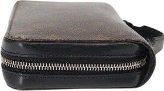 Louis Vuitton Pre-owned Clutches, female, Brown, Size: ONE SIZE Pre-owned Canvas Clutch