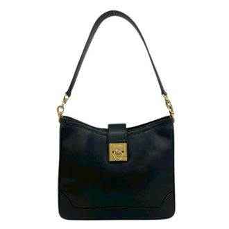 Celine Pre-owned Shoulder Bags, female, Blue, Size: ONE SIZE Pre-owned Calf Shoulder Bag