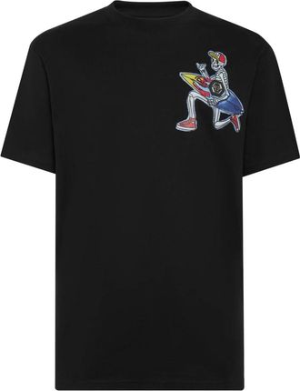 Philipp Plein Heren, Tops, Zwart, Maat: 3XL Katoen