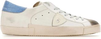 Philippe Model Prsx Sneakers - Heren - Sneakers - Wit - 44 EU - Katoen - Schoenen