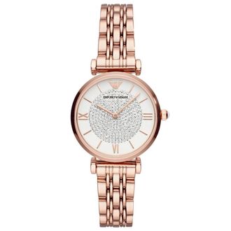 Emporio Armani Accessoires, Dames, Roze, ONE Size, Ar 11244 Horloge