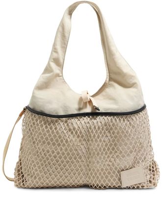Bimba & Lola large logo tote bag - women - Polyester/Polyester - One Size - White
