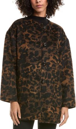 Anne Klein Brushed Topper Coat