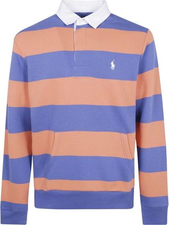 Polo Ralph Lauren Gebreide Rugby Pullover - Heren - Polos - Veelkleurig - L - Katoen - Tops