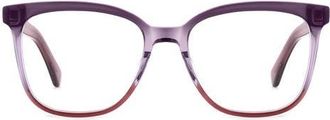 Kate Spade New York brieana 53mm square reading glasses in Shaded Violet at Nordstrom