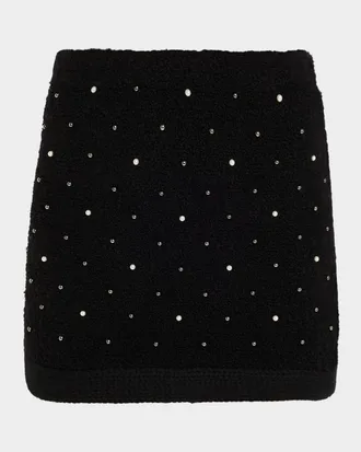 Frame Denim The Embellished Mini Skirt