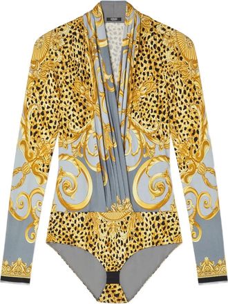 Versace Body con stampa grafica - Giallo