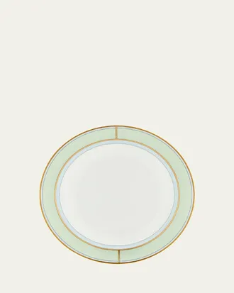 Ginori 1735 Diva Colonna Soup Plate, Verde