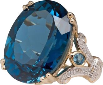 Generic Elegant Gemstone Ring for Women Stylish Jewelry Perfect Idea for Her Engagements and (Gold, 8)